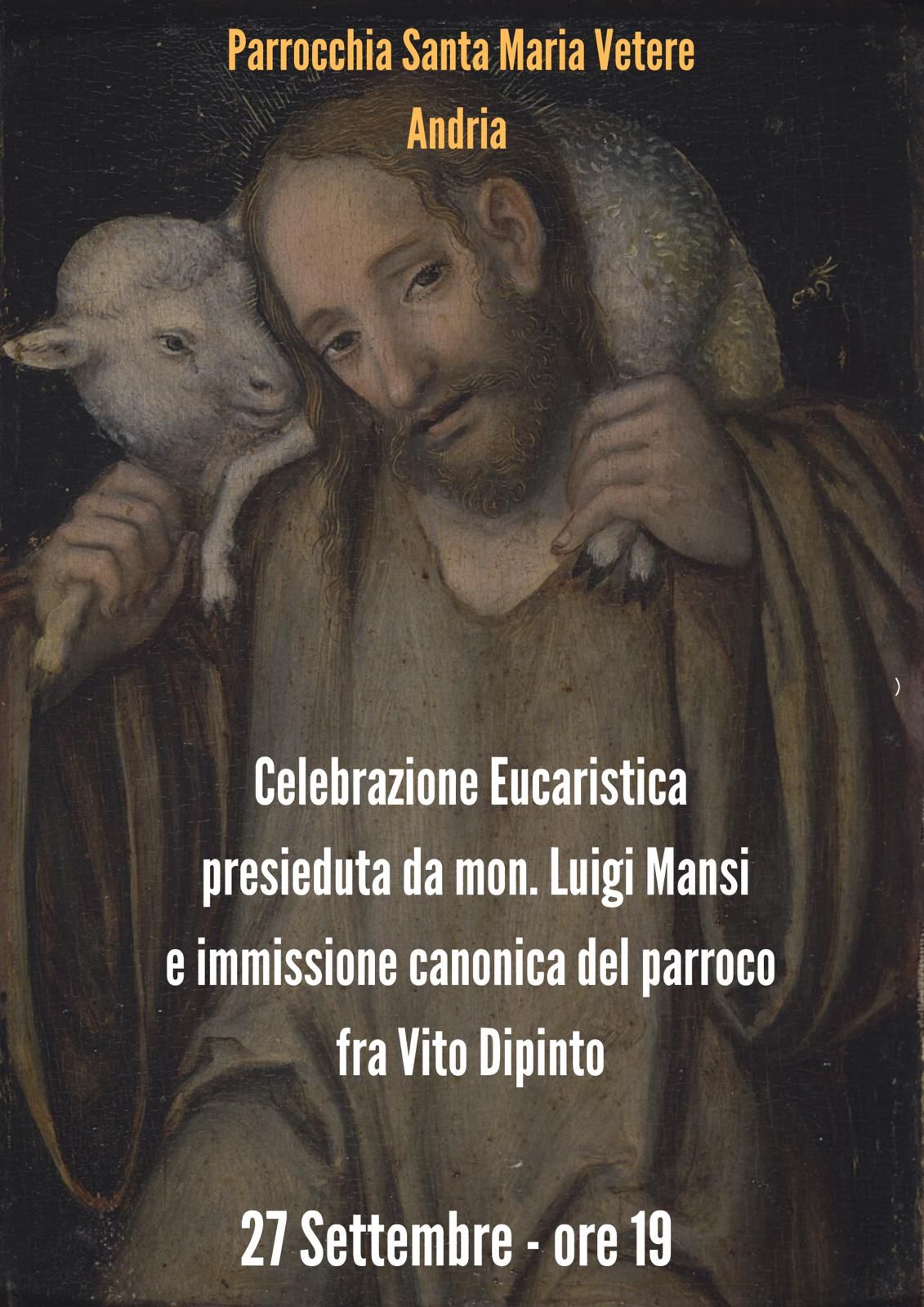 Celebrazione Immissione Canonica di padre Vito Dipinto
